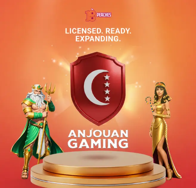18Peaches Anjouan Gaming Licence