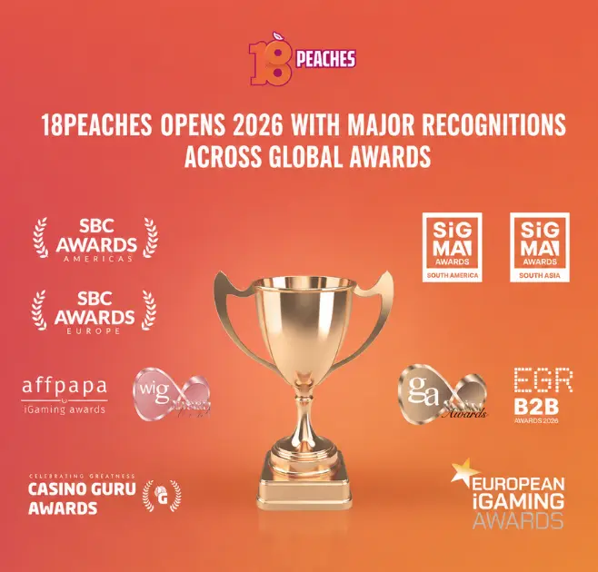 18Peaches iGaming Award Wins and Nominations 2026