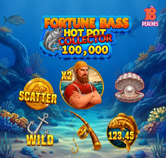 18Peaches Fortune Bass Hot Pot Collector 100,000